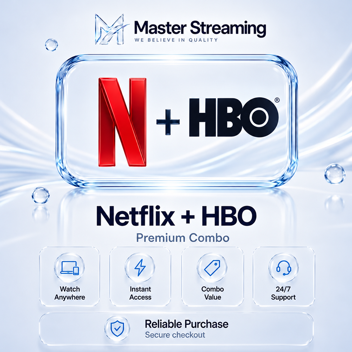Netflix + HBO Max Premium Combo
