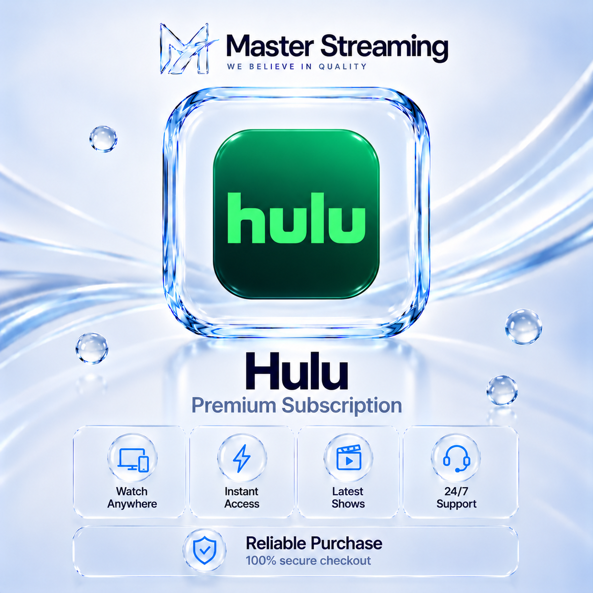 Hulu Premium Subscription with Surfshark VPN
