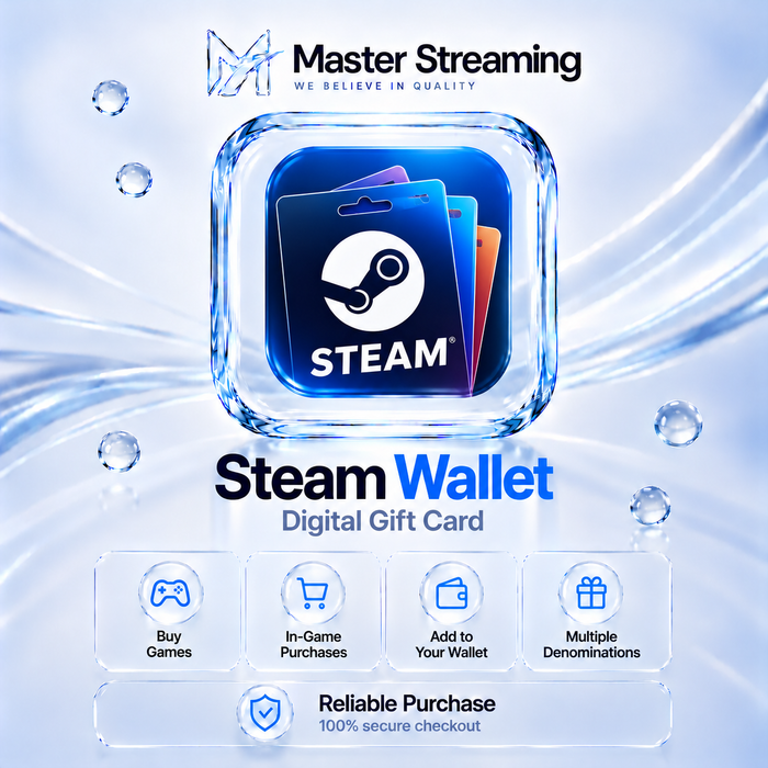 Steam Wallet Gift Card — USD $5