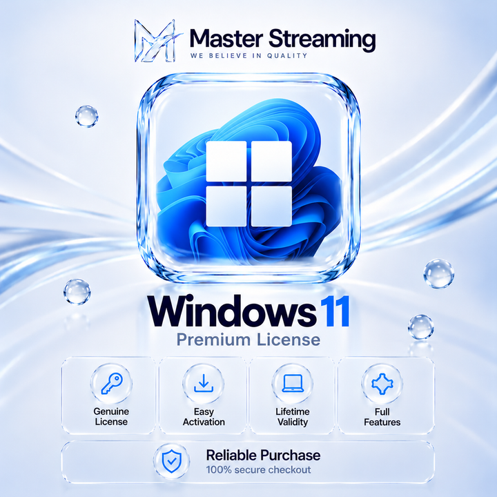 Windows License — Master Streaming Zone