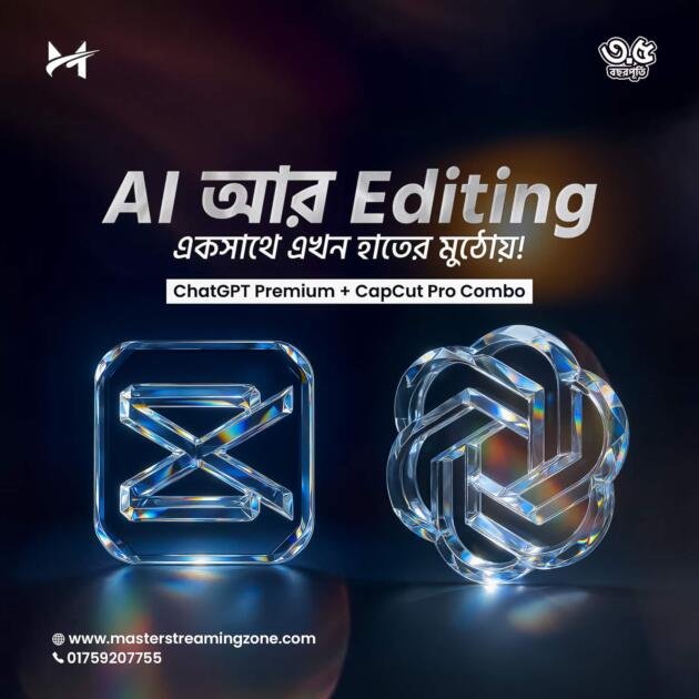 ChatGPT Plus + CapCut Pro Combo
